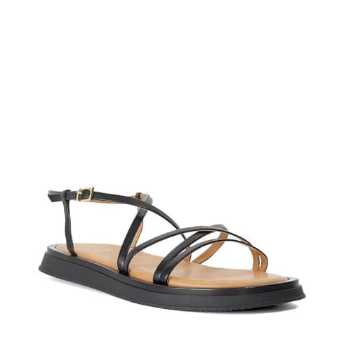Image of Dune London Ladies LAIA Padded Sole Strappy Sandals Size UK 8 Casual Sandals