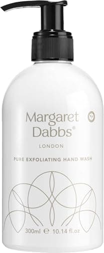 Image of Margaret Dabbs PURE Exfoliating Hand Wash, Gentle Exfoliating Hand Cleanser with Natural Ingredients, Nourishing, Hydrating & Purifying Soap for Soft, Smooth Skin, 300ml