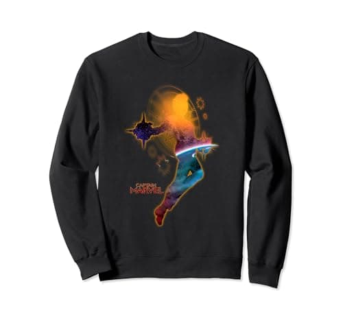 Image of Captain Marvel Nebula Flight Sweatshirt