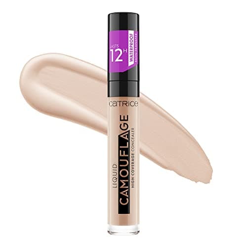 Image of Catrice Liquid Camouflage Concealer with High Coverage, Ultra Long-Lasting Concealer, Oil- and Paraben-Free, Cruelty-Free (010 | Porcelain)