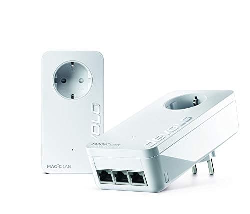 Image of Devolo Magic 2 LAN triple Starter Kit 2400 Mbit/s Ethernet/LAN Blanc 2 pièce(s)