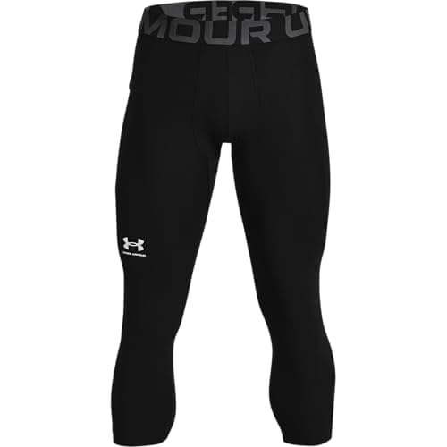 Image of Under Armour UA HG Armour 3/4 Legging - Leggings - Bottoms - Black/White - Size: XL