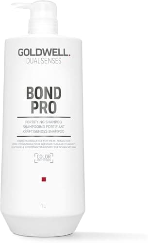 Image of Goldwell Dualsenses Bond Pro Fortifying Shampoo for Weak and Fragile Hair, Instant Care & Structure, Minimizes Color Fading, 1L