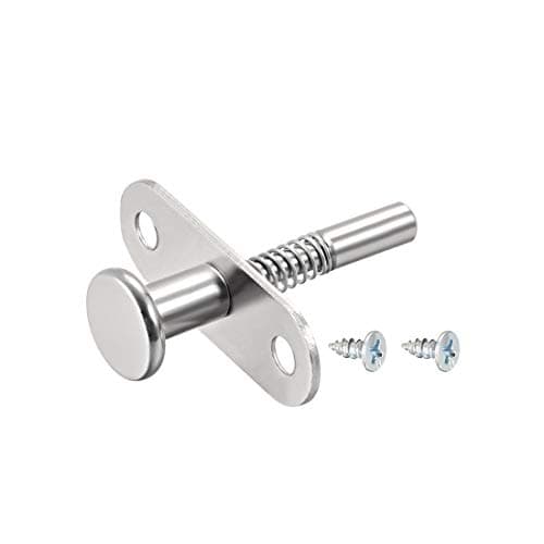 Image of sourcing map Plunger Latches Spring-Loaded Stainless Steel 6mm Dia Head 6mm Dia Spring 50mm Total Length