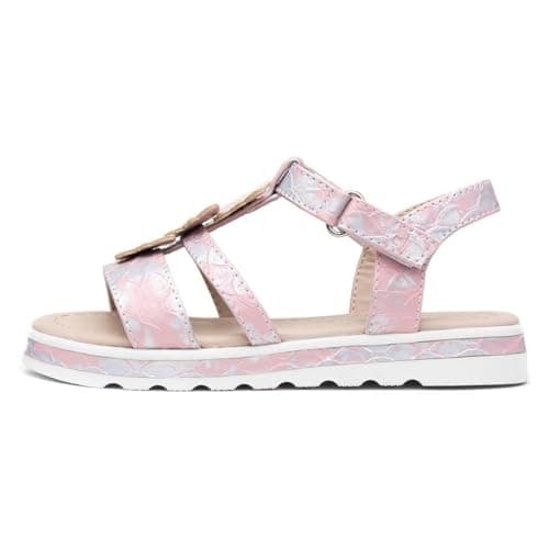 Image of Walkright Rosalie Girls Pink Iridescent Sandal - Size 13 Child UK - Multicolour