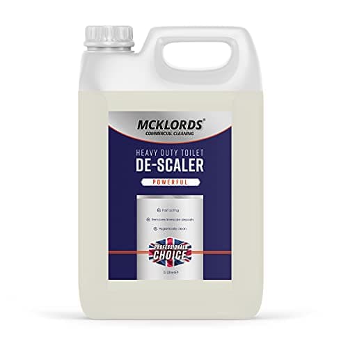 Image of McKLords Heavy Duty Toilet Cleaner and De-Scaler, 5 Litre, Clear