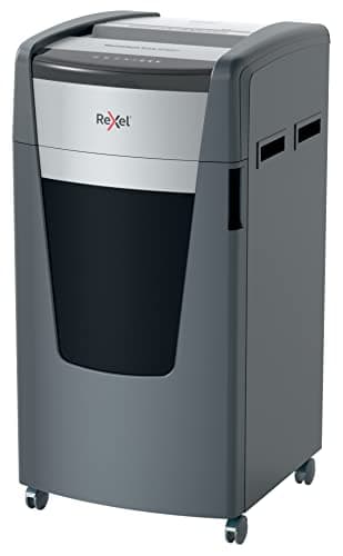 Image of Rexel XP520+ Micro Cut Paper Shredder, Shreds 22-20 Sheets (70-80 gsm) At Once, P5 Security Level, Jam-Free Technology, Office Use, 120 Litre Pull-Out Bin, Black, Momentum Extra Range, 2021520M