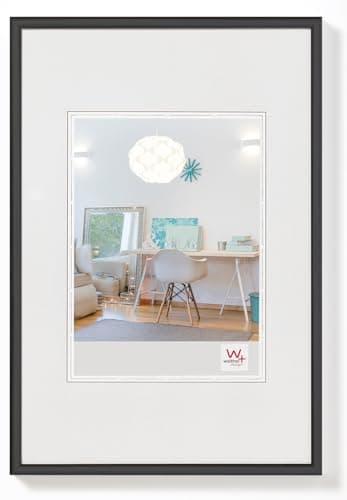 Image of walther Design Picture Frame Black 24 x 30 cm New Lifestyle Plastic Frame KV430B