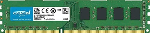 Image of Crucial RAM CT51264BD160B 4 GB DDR3 1600 MHz CL11 Desktop Memory, Green
