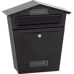 Image of SupaHome Black Letter Box (480636)