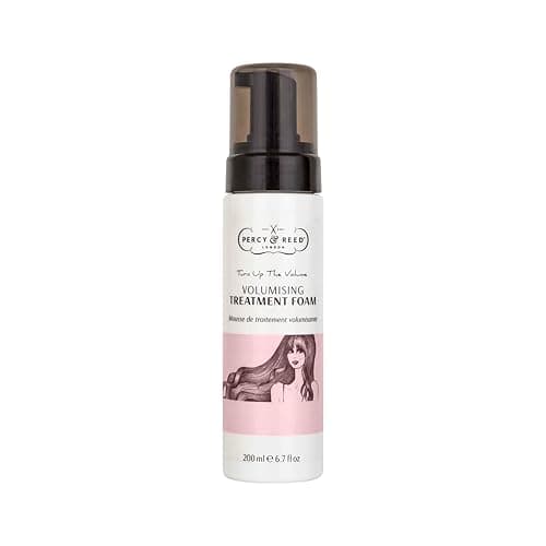 Image of Percy & Reed Volumising Hair Treatment Foam 200ml, Lightweight Hair Mask for Fine Flat Strands, Volume Support, Conditioner Alternative, Thickens, Strengthens, Adds Shine, Scalp Care