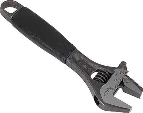 Image of Bahco 9070P Reversible Jaw Black Ergo Adjustable Wrench, 150mm Length