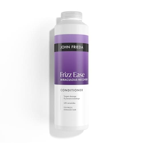 Image of John Frieda Frizz Ease Miraculous Recovery Conditioner 500ml. Conditioner for Dry Damaged Hair, Anti Frizz Care and Soft Feel