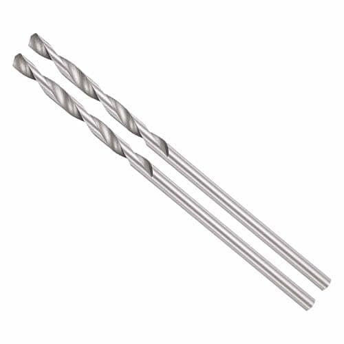 Image of CoCud Drill Bit, 1.5mm Cutting Diameter, 4241 HSS 118° Cutting Angle Uncoated Bright Versatile Jobber Bits - (Applications: for Drilling Plastic Wood Soft Metal), 2-Pieces