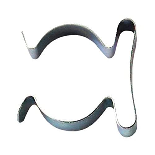 Image of Merriway BH04494 (10 Pcs) BZP Spring Steel Tool Clips Terry Grip 16-24 mm (5/8 - 1 Inch) - Pack of 10 Pieces