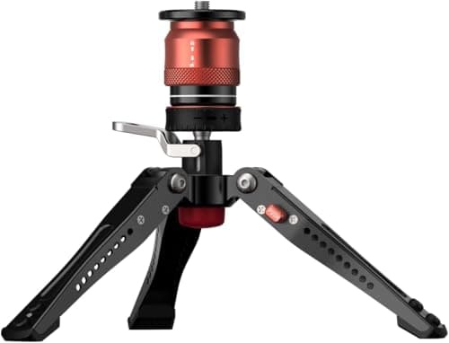 Image of IFOOTAGE Cobra 3 Monopod Base-P Mini Desktop Tripod, Low Profile Minipod, Camera Small Tripod Pedal Locking Design,360°Smooth Rotation,1/4"&3/8" Screws,Load up to 17.64lb/8kg