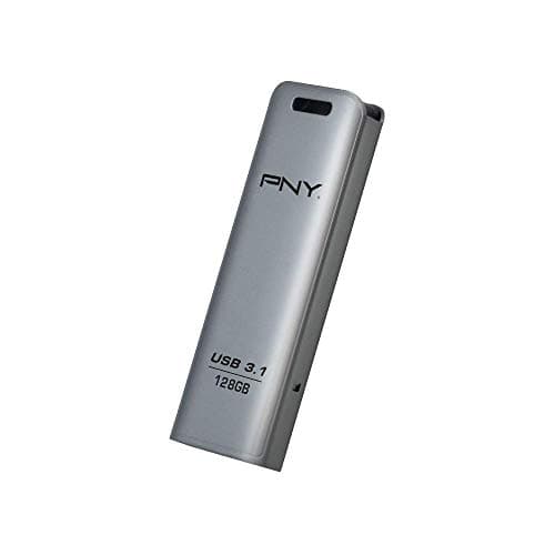 Image of PNY Elite Steel USB 3.1 Flash Drive read speed up to 80MB/s - 128GB