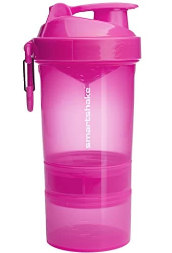 Image of Smartshake Original 2GO Shaker Cup with 600 ml Capacity, Neon Pink