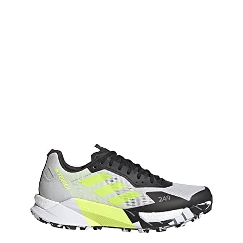 Image of adidas Terrex Agravic Ultra Shoe - Womens Trail Running, Core Black-solar Yellow-crystal White, 6 UK