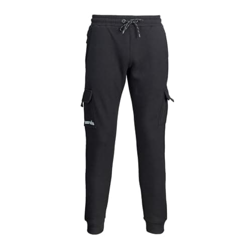 Image of Scruffs Mens Slim Fit Trade Jogger Sweatpants, Black, M Slim UK