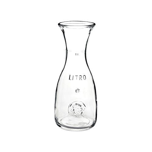 Image of Bormioli Rocco 184179MU3321990 Misura Wine Carafe, Transparent, 1,000 ml, Glass, 34 Fluid_Ounces