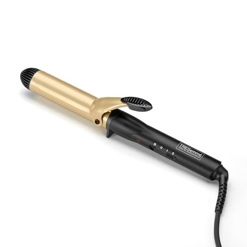 Image of TRESemme Large Curling Tong, 32mm Ceramic Barrel For Soft Bouncy Curls and Waves, Hair Curler with 3 Temperature Settings, Fast Heat-Up, Cool Tip, Black, 2805DU