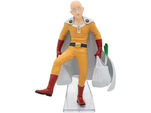 Image of Banpresto Saitama One Action Figure - Punch Man - One Punch Life 20 cm - BP29877P Multicolor - Collectible Figure - Great for Anime Fans