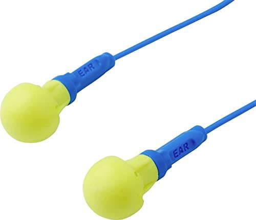 Image of 3M E-A-R Push-Ins Earplugs, 38 dB, Corded, 400 Pairs/Box, EX-01-020