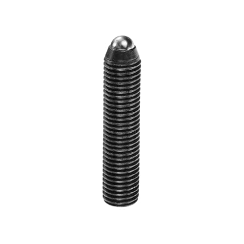 Image of sourcing map 1pcs Screw Thread Ball Plunger M16 x 70mm High Carbon Steel Hex Socket Spring Plunger Ball for Lubrication Pneumatic Tools, Black