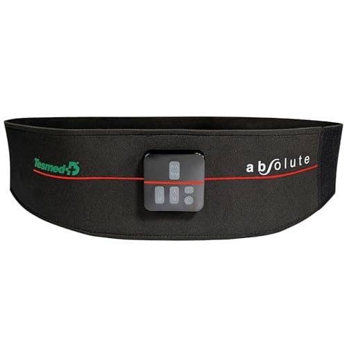 Image of TESMED Absolute: EMS Abs Trainer Muscle Stimulator, Belt for Central and Lateral Abdominal Electro Stimulation - USB Rechargeable, 15 Programs, 99 Intensity Levels - Wireless, Unisex, Made in Italy