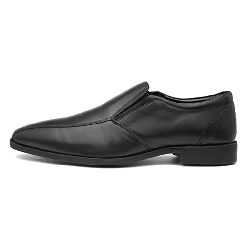 Image of Hush Puppies Men's Ellis School Uniform Shoe, Black, 9 UK medium