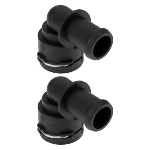 Image of ECSiNG 2Pcs Car Coolant Flange 5Q0122291AJ 5Q0122291H Compatible with Audi Sportback 2018/09-2025/12
