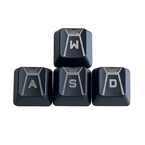 Image of BestParts Backlit Keycaps Replacement for Logitech G910 Orion Spark RGB Mechanical Gaming Keyboard 113pcs, WASD/Direction/Ctrl Keys (WASD)