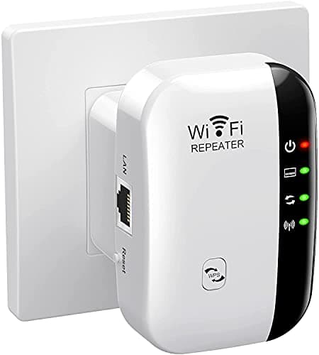 Image of 2024 Newest WiFi Extender, WiFi Booster, WiFi Repeater, Covers Up to 3000 Sq.ft and 45 Devices, Internet Booster - with Ethernet Port, Quick Setup, Home Wireless Signal Booster, UK plug, White2