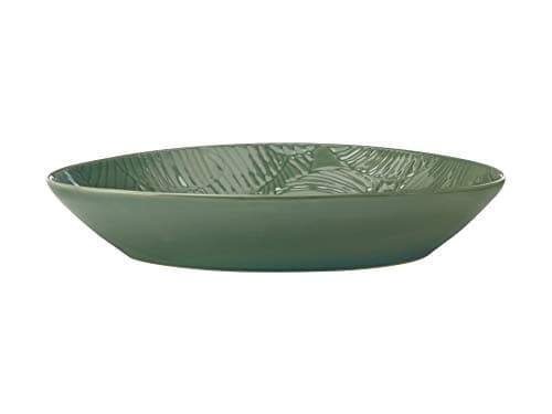 Image of Maxwell & Williams Panama Oval Serving Dish in Gift Box, Stoneware, Kiwi Green, 32 x 23 cm