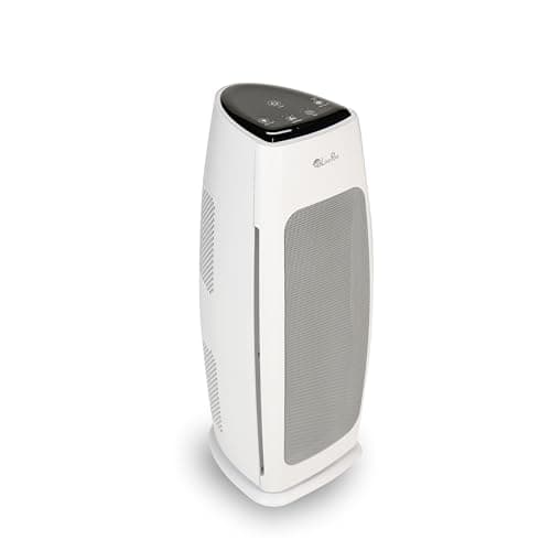 Image of LivePure LP270TH Sierra Series True HEPA Tall Tower Air Purifier, Air Purifiers for Home, Odors, Allergens, Smoke, Dust, VOC's. HEPA Air Purifiers for Bedroom and Small Room. White