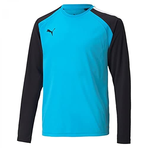 Image of PUMA Unisex Kids Teampacer Gk Ls Jersey Jr Performance Tee, Blue Atoll-puma Black-puma White, 176 EU