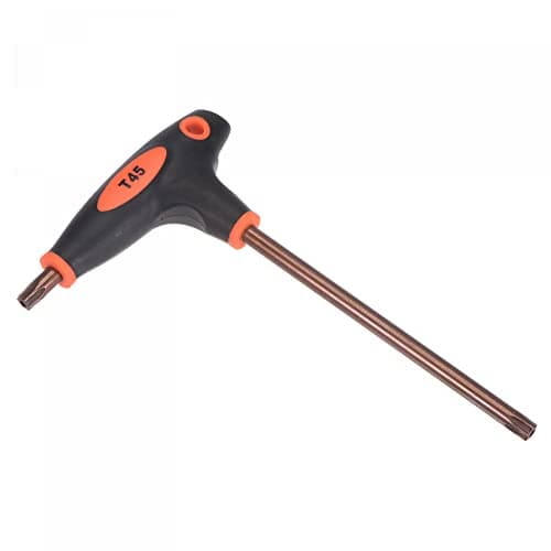 Image of sourcing map T45 Anti Tamper Proof Torx Key T-Handle Dual End Wrench, S2 Steel