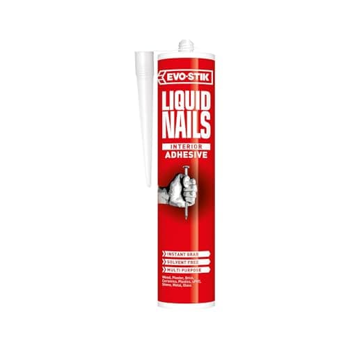 Image of EVO-STIK Liquid Nails Solvent Free Grab Adhesive, Colour: White, 290ml