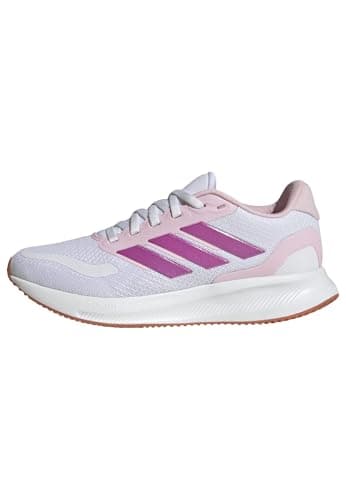 Image of adidas Unisex Kids RUNFALCON 5 Shoes Junior, FTWR White/Clear pink/GUM10, 3 UK