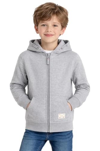 Image of Blu Apparel Kids Full Zip Bryce Hoodie - Grey - Age 11-12