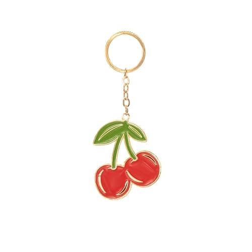 Image of Sass & Belle Cherry Enamel Keyring