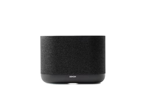Image of Denon Home 400 Flagship Smart Bluetooth Speaker, Wireless, HEOS Multiroom Streaming, Dolby Atmos Music, Built-in Subwoofers, AirPlay 2, Premium High-Resolution Speaker - Charcoal