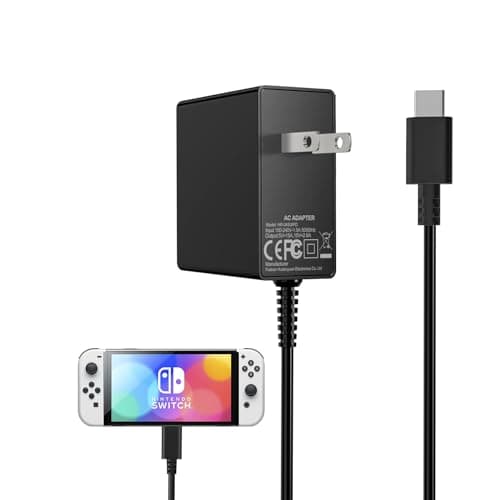 Image of Deummiu USB Type C Charger 6ft for Nintendo Switch/Lite/OLED, Compatible with Switch Pro and PS5 Controller, Works as Official Nintendo Switch Charger