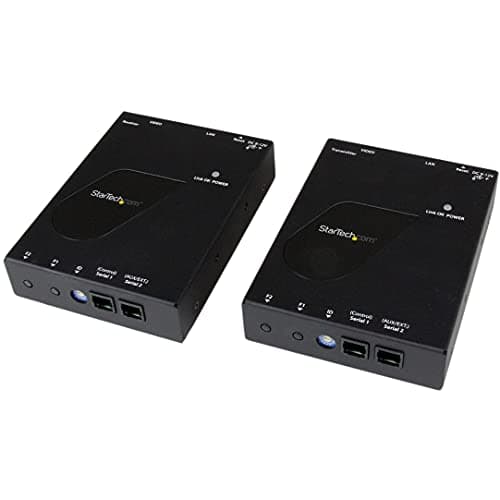 Image of StarTech.com HDMI Video Over IP Gigabit Ethernet Extender Kit - 1080p HDMI Extender over Cat6 LAN Ethernet - up to 330 feet (100 meters) (ST12MHDLAN)