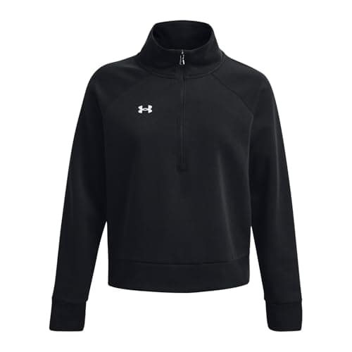 Image of Under Armour Women's UA Rival Fleece HZ Shirt Black