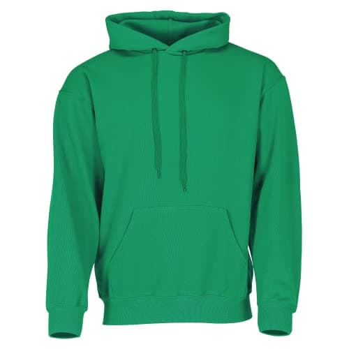 Image of Fruit of the Loom 62-208-0, Men's Classic Hooded Sweatshirt, Kelly Green, Large
