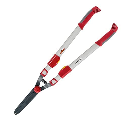 Image of WOLF-Garten HS1000T Telescopic Hedge Shears, Red, 81.5x8.88x2.38 cm