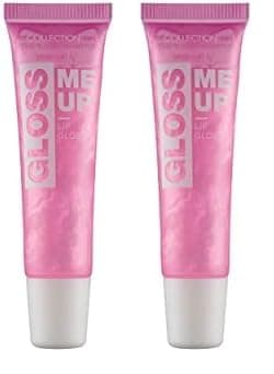 Image of Collection Cosmetics Lasting High-Shine, Non-Sticky, Gloss Me Up Scented Lip Gloss, 10ml, Pink Fizz (Pack of 2)