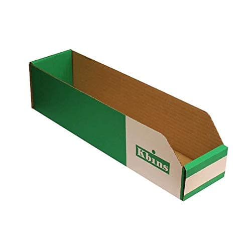 Image of Pack of 50 K Bins - 100mm High Cardboard Storage/Picking Bins (400 x 100mm - A4010)